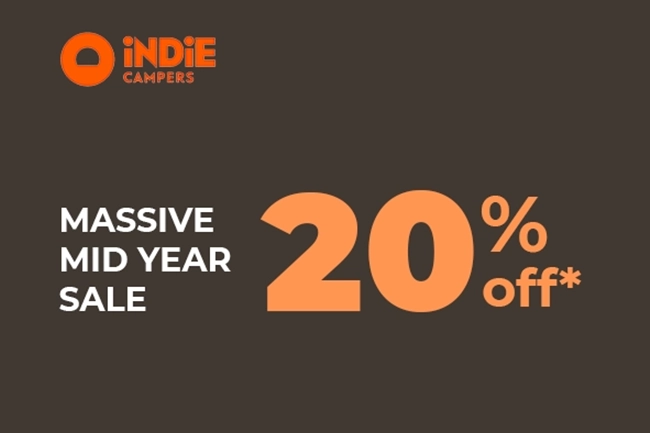 20% off Indie Campers in New Zealand